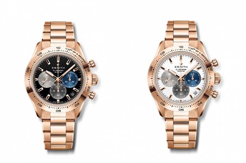 真力時2022新表面世三色陶瓷表圈Chronomaster Sport限量版運動表-復(fù)刻表