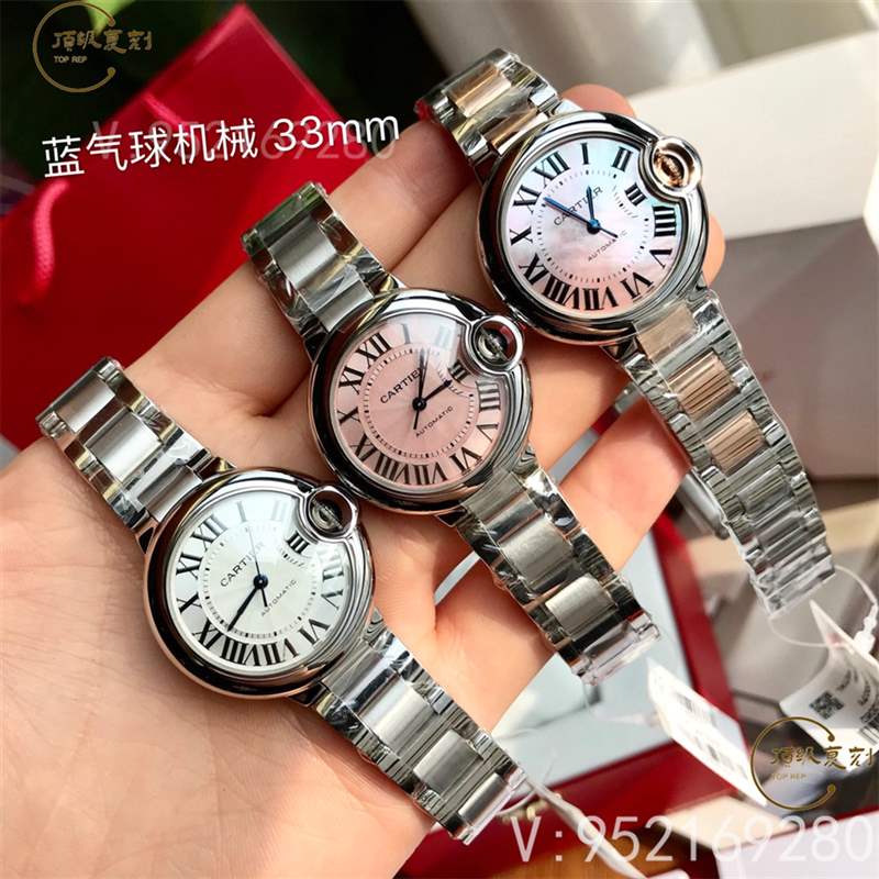 原單卡地亞藍氣球33mm/36mm女表搭載瑞士2671機械機芯-復刻表