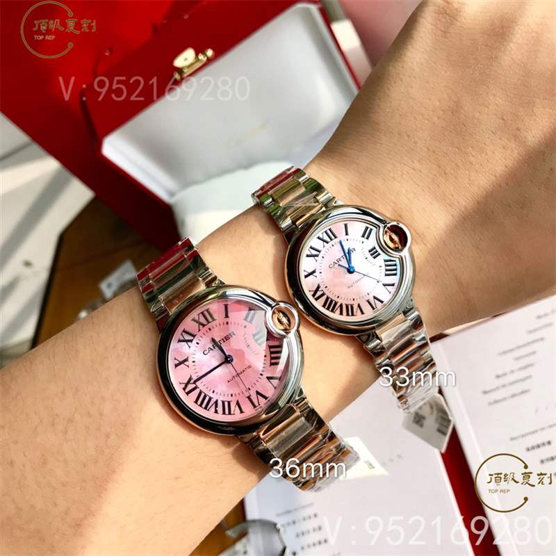 原單卡地亞藍氣球33mm/36mm女表搭載瑞士2671機械機芯-復刻表