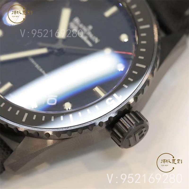 GF廠寶珀五十噚5000黑陶瓷復(fù)刻表做工值得入手嗎-復(fù)刻表