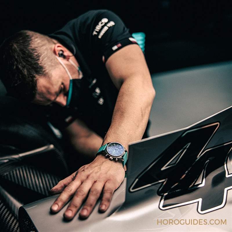 IWC萬國第一款F1車隊官方時計,Mercedes-AMG馬石油綠色亮眼上手-復(fù)刻表