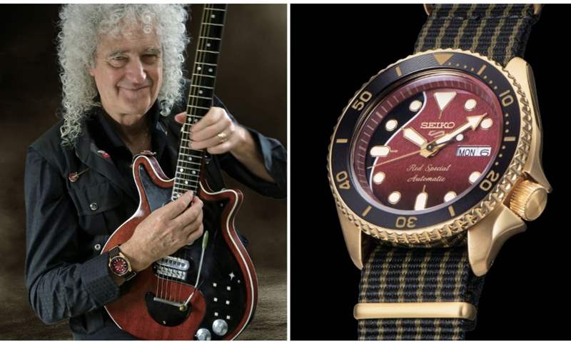 皇后樂迷high起來！SEIKO 5 x 皇后合唱團Brian May 聯名第二彈-復刻表