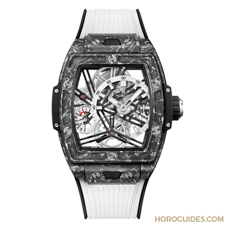直搗靈魂的爆炸性美學｜Hublot Spirit Of Big Bang 陀飛輪5日鏈腕表-白色碳纖維款、藍寶石款-復刻表
