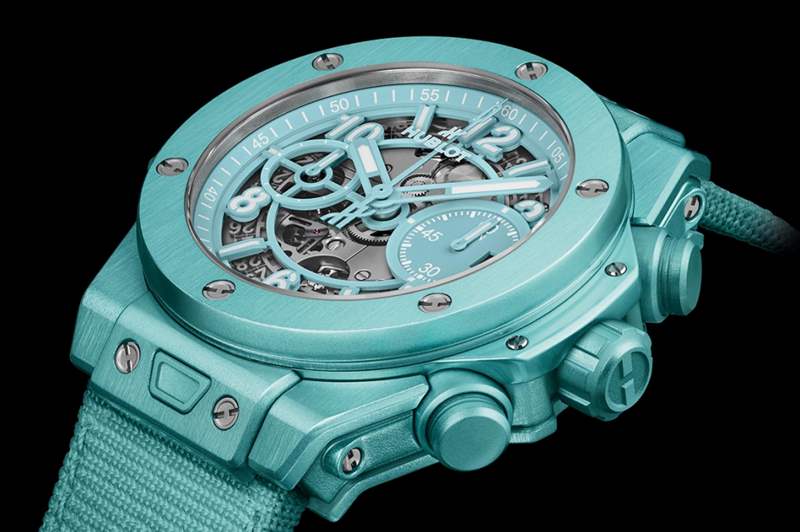 宇舶Hublot Big Bang Unico Summer 獨(dú)特青藍(lán)色打造特別夏日表款-復(fù)刻表
