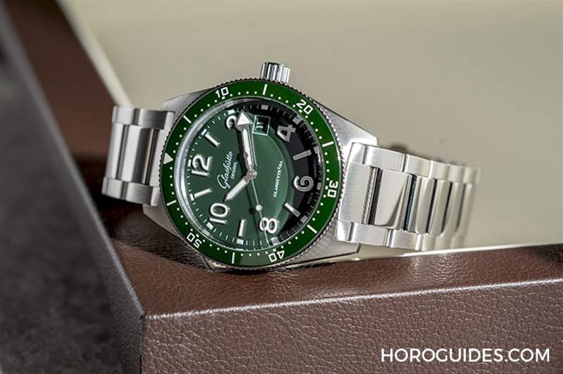 值得你認識的德系血統綠水鬼|格拉蘇蒂原創SeaQ潛水表蘆葦綠新色-復刻表