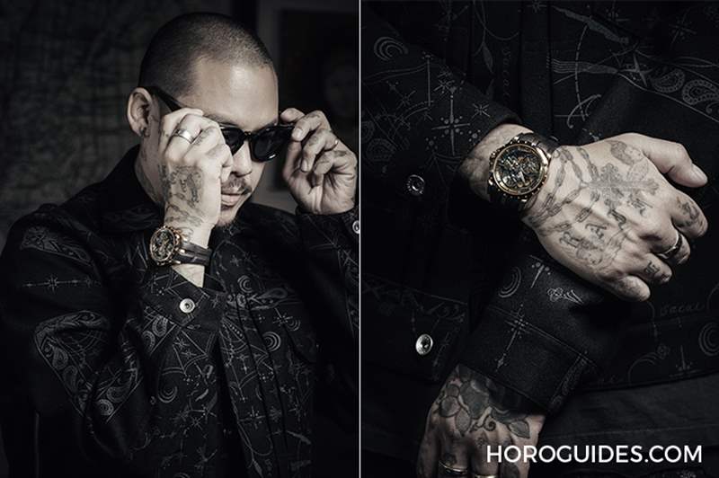 有請紋身大師！Roger Dubuis Excalibur Monotourbillon王者系列單陀飛輪腕表Dr. Woo特別版-復(fù)刻表