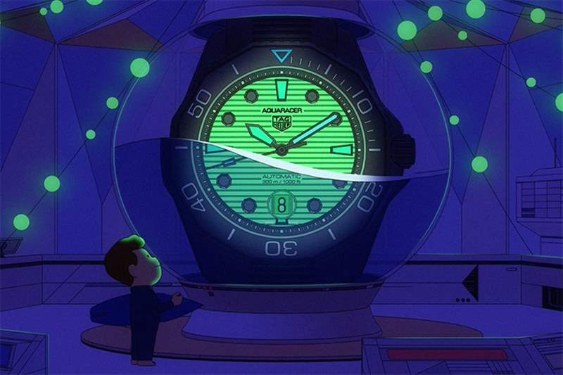 泰格豪雅眾代言人Q萌現身,為圣誕節挑表選禮獻計!-復刻表