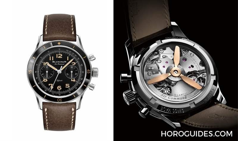 現代感十足！Blancpain Air Command Chronograph 藍面鈦金屬版-復刻表