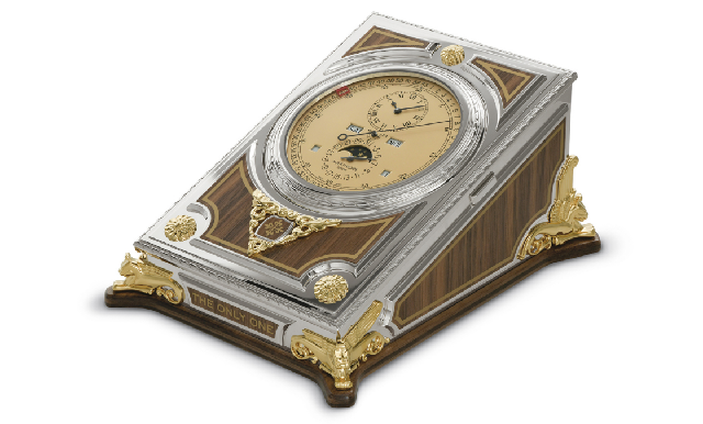 表王再出大招:百達翡麗為ONLY WATCH 2021獻上專利萬年歷座鐘-復(fù)刻表