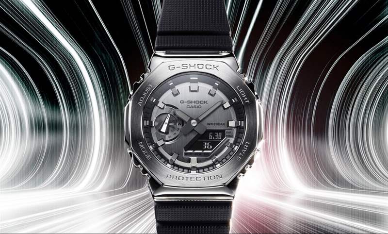 金屬版農(nóng)家橡樹來(lái)了！Casio G-Shock GM-2100腕表-復(fù)刻表