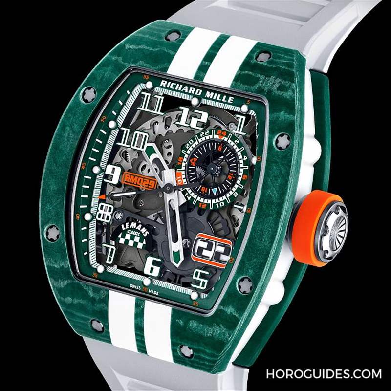 以賽事識別配色入作!第八款Richard Mille RM 029利曼經典賽腕表亮相-復刻表