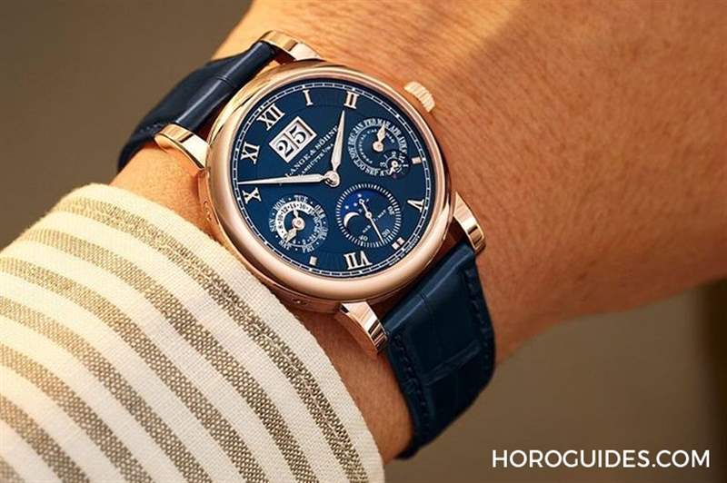 朗格Langematik Perpetual 20周年藍面限量版,標志性大日期萬年歷新款亮相-復刻表