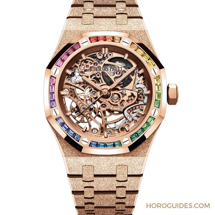 紫水晶圈！霜金彩虹圈！這是愛彼皇家橡樹表系里的盛世美顏-復(fù)刻表