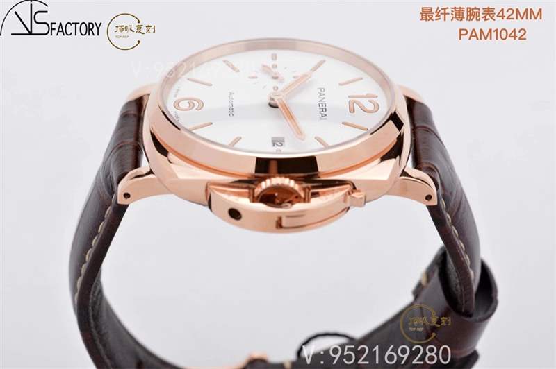VS廠沛納海pam1042紅金腕表做工怎么樣,值得入手嗎-復刻表