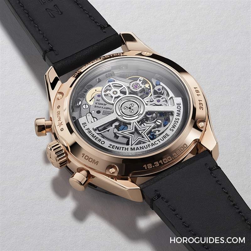 金色優(yōu)雅運(yùn)動(dòng)風(fēng)｜ZENITH Chronomaster Sport系列新添玫瑰金款式-復(fù)刻表