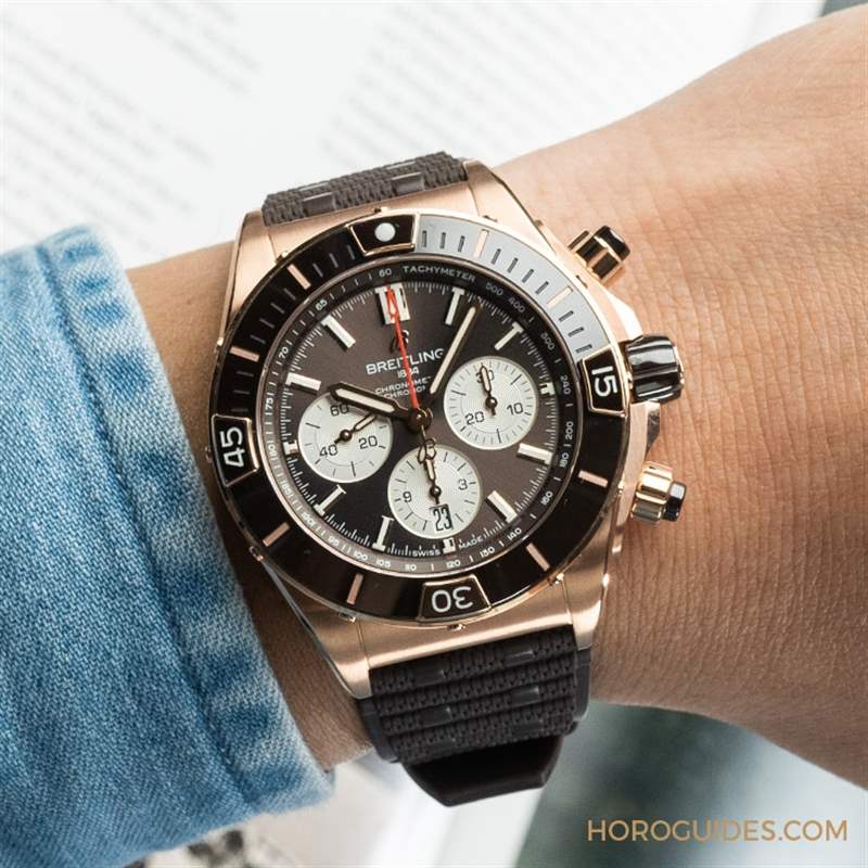 硬漢的重裝時尚｜BREITLING Super Chronomat超級機械計時碼表-復刻表