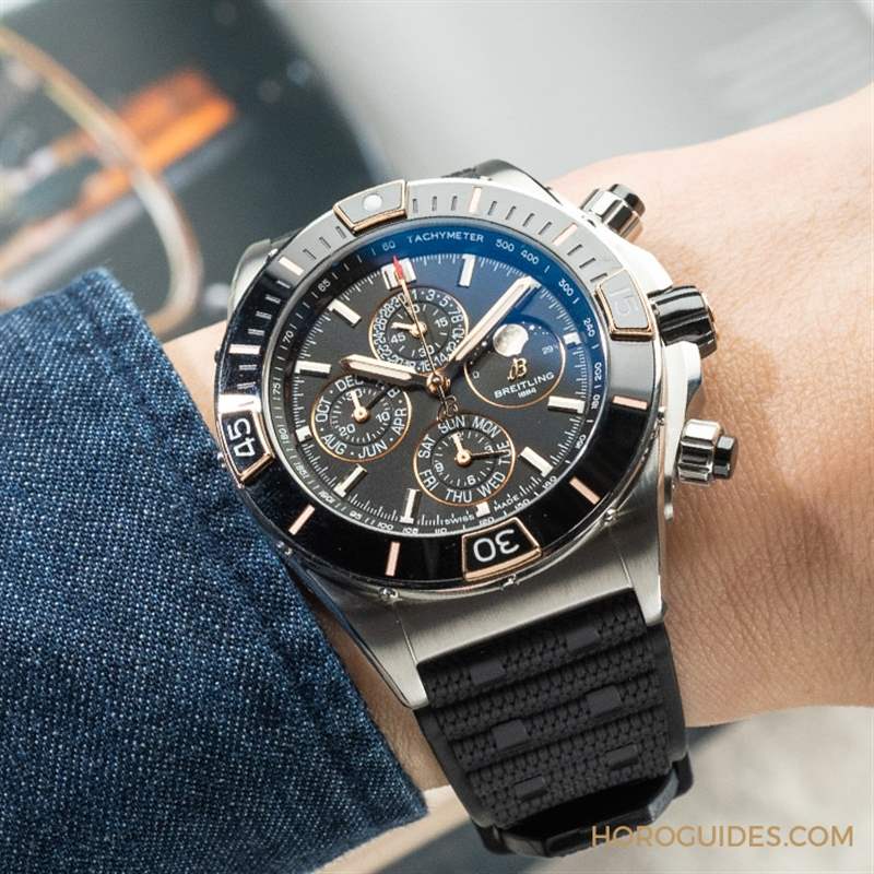 硬漢的重裝時尚｜BREITLING Super Chronomat超級機械計時碼表-復刻表