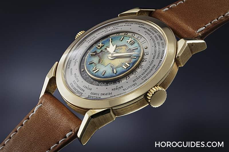 拍賣會首見,估價逾350萬瑞郎!百達翡麗罕見Ref.2523 世界時間琺瑯面腕表-復刻表