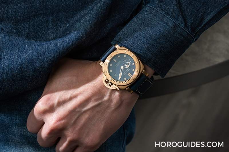 不只好看還更環(huán)保｜沛納海Submersible 42毫米限量青銅潛水表-復(fù)刻表