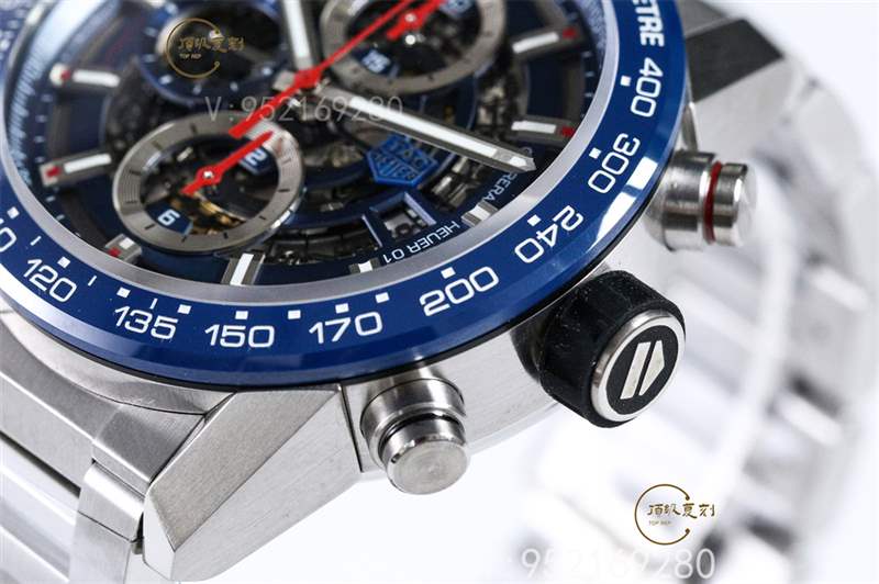 XF廠泰格豪雅卡萊拉01騷藍盤腕表復(fù)刻做工怎么樣-復(fù)刻表