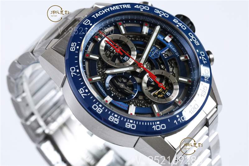 XF廠泰格豪雅卡萊拉01騷藍盤腕表復(fù)刻做工怎么樣-復(fù)刻表