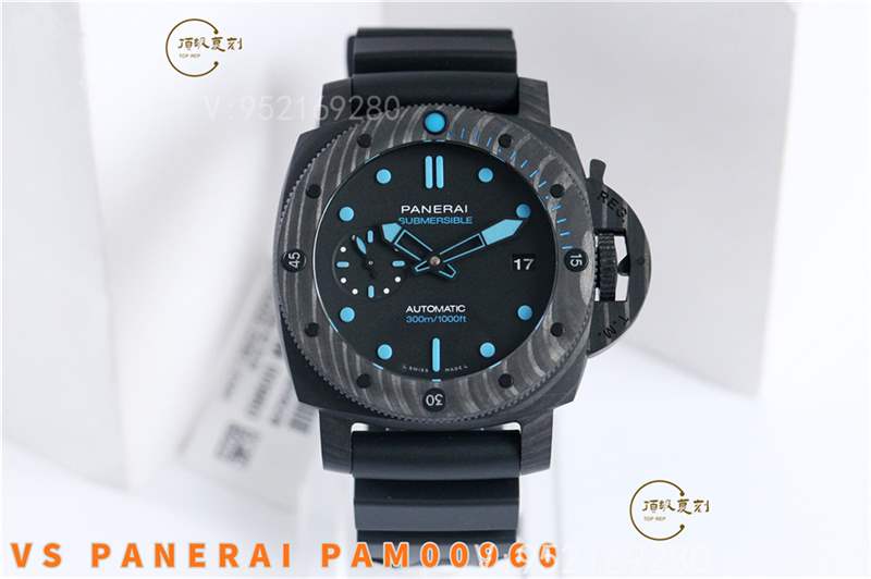 VS廠沛納海pam960碳纖維腕表復(fù)刻做工怎么樣,42mm亞洲人專(zhuān)屬-復(fù)刻表