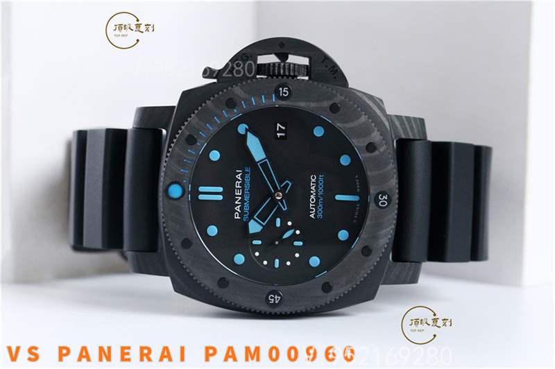 VS廠沛納海pam960碳纖維腕表復(fù)刻做工怎么樣,42mm亞洲人專(zhuān)屬-復(fù)刻表