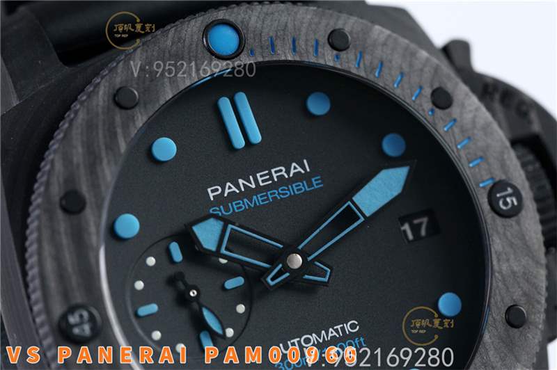 VS廠沛納海pam960碳纖維腕表復(fù)刻做工怎么樣,42mm亞洲人專(zhuān)屬-復(fù)刻表