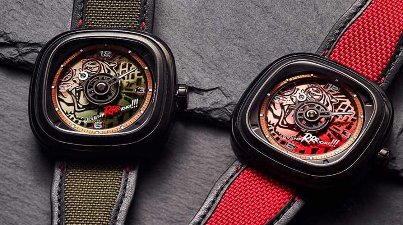SEVENFRIDAY七個星期五T-老虎-復刻表