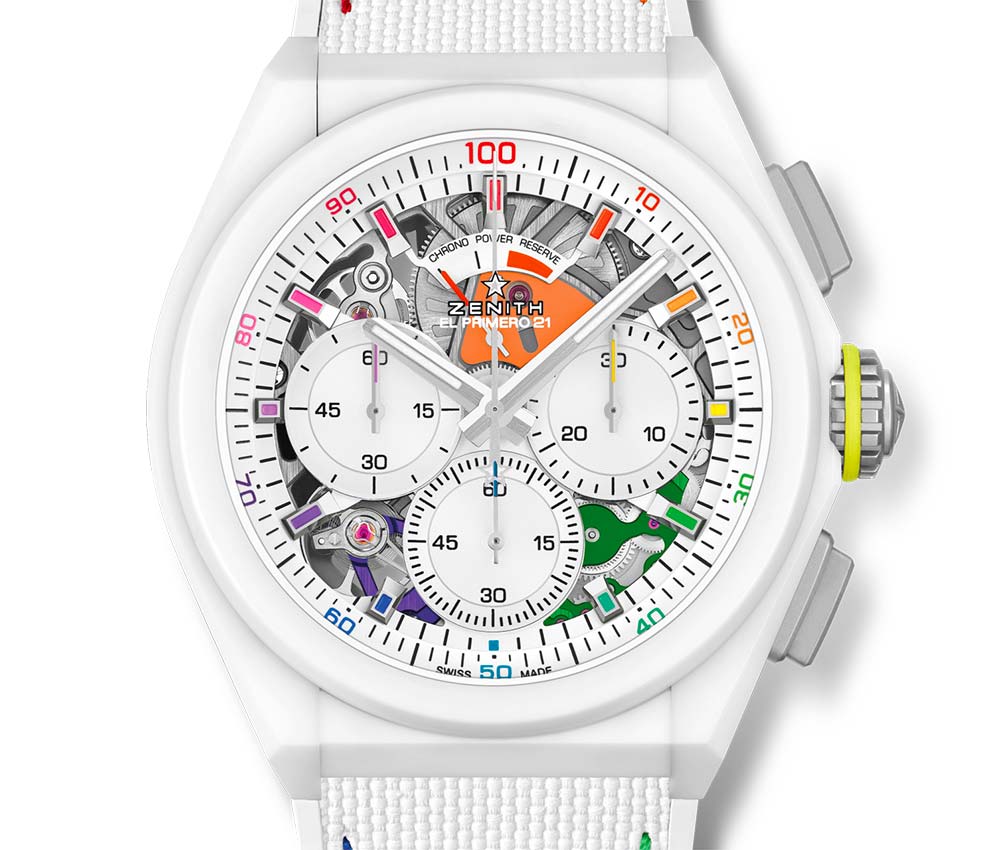 真力時天頂 DEFY 21 色度-復刻表