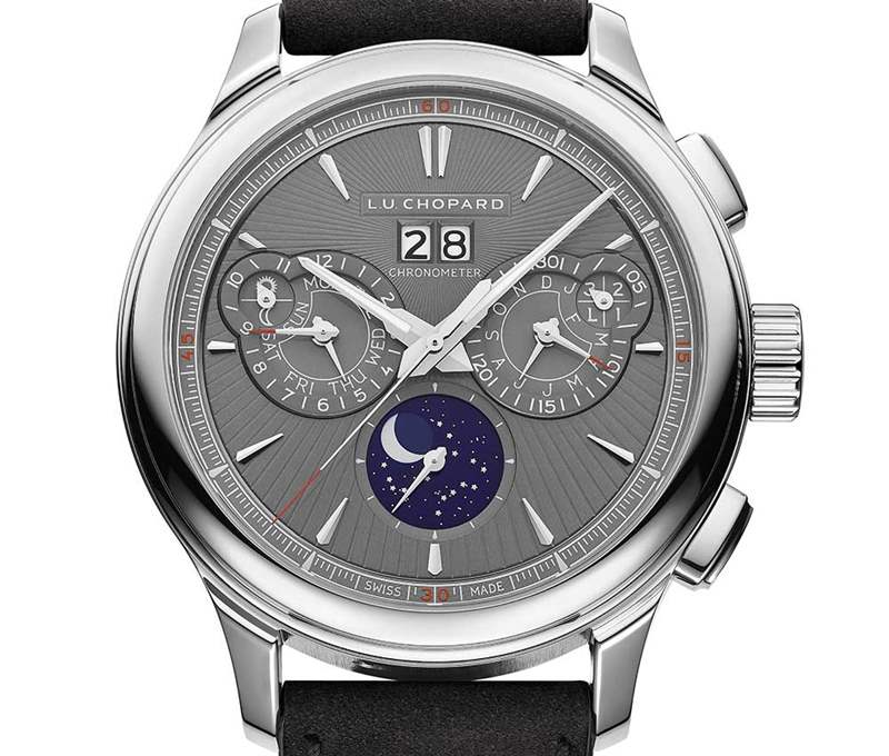 蕭邦 L.U.C PERPETUAL CHRONO將計時碼表與飛返功能與萬年歷相結合-復刻表