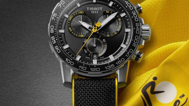 天梭超級運動計時特別版，騎行激情-復刻表