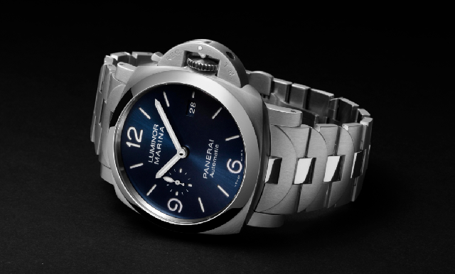 全新升級(jí)鏈帶！沛納海Luminor Marina Specchio blu腕表-復(fù)刻表