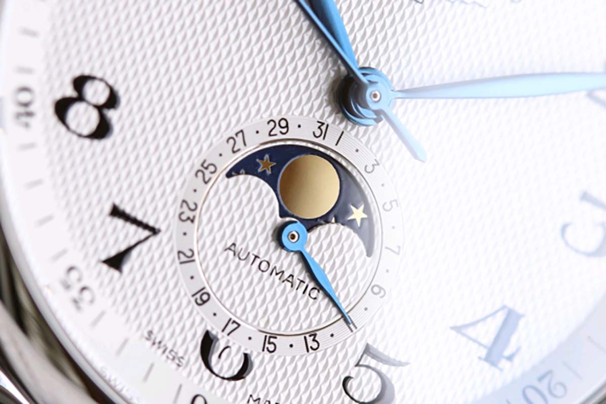 GF廠浪琴月相白盤L899.5復(fù)刻評測-復(fù)刻表