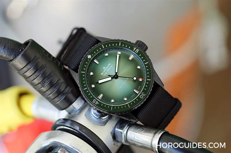 海底的第一道綠光|寶珀Fifty Fathoms首款綠面表-復刻表