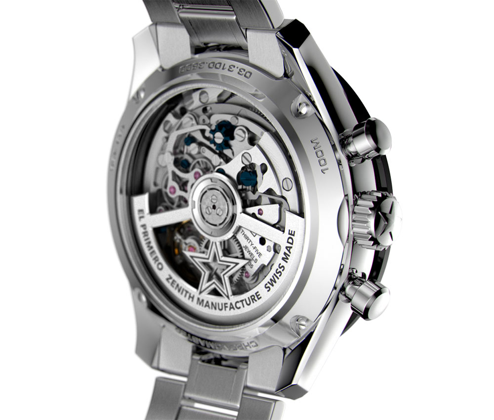 真力時天頂計時大師運(yùn)動計時碼表-復(fù)刻表