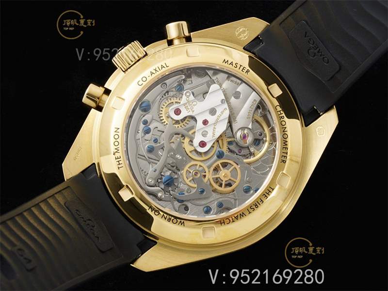 RM廠歐米茄超霸「綠金霸」月球表Moonshine 18K金款復(fù)刻做工怎么樣-復(fù)刻表