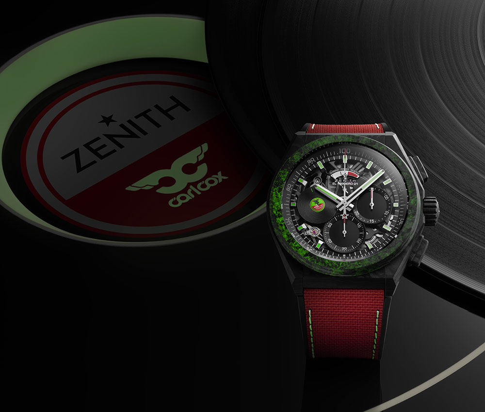 真力時(shí)天頂DEFY 21卡爾·考克斯版,混音和混音-復(fù)刻表