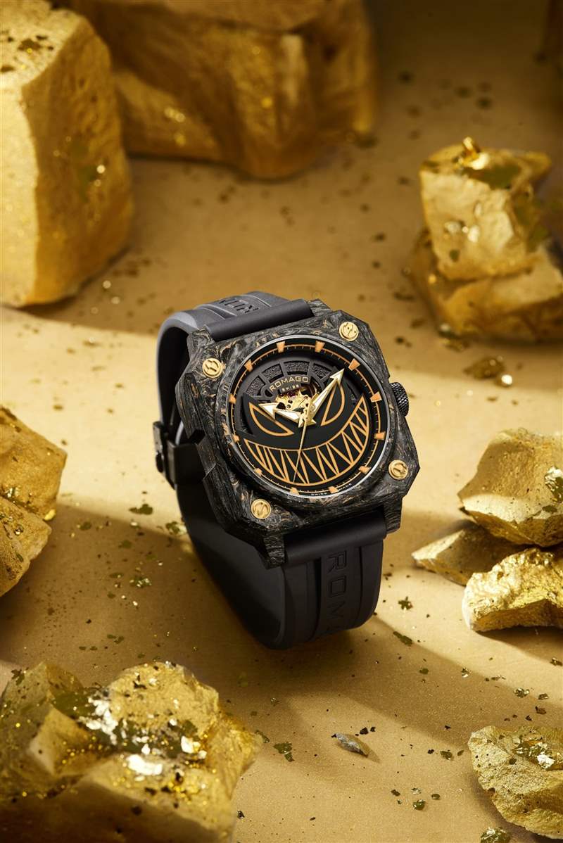 獨(dú)立制表師ROMAGO黃金配夜光碳纖玩味新作漆黑中螢火蟲(chóng)沖擊視覺(jué)-復(fù)刻表
