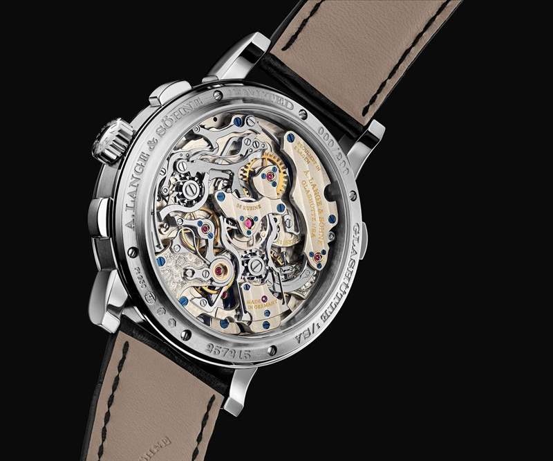 頂級奢華材質的代名詞！朗格1815 Rattrapante鉑金款-復刻表