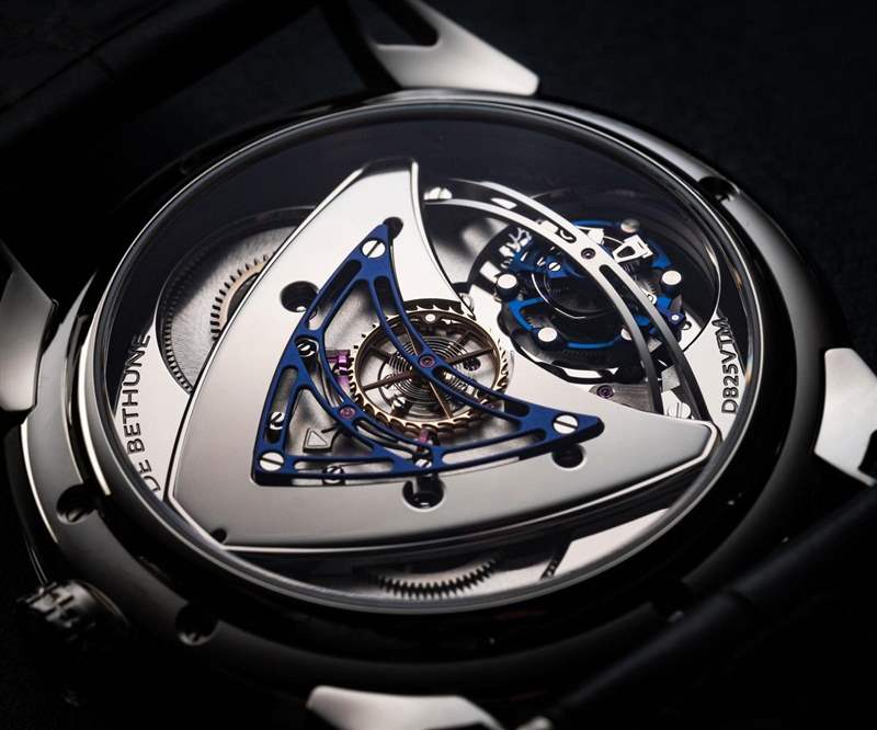 珍稀隕石面與復(fù)雜陀飛輪的華麗組合!DE BETHUNE DB25 Starry Varius Ae?rolite-復(fù)刻表