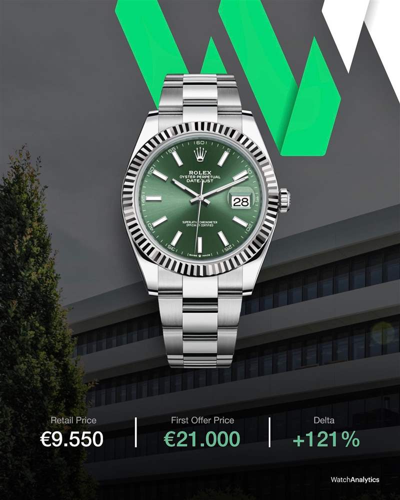 Rolex綠面手表Datejust、Day-Date首波行情曝光228238炒逾百萬-復(fù)刻表