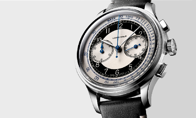 「沒(méi)有」日期窗的原版復(fù)刻：浪琴Heritage Classic Tuxedo復(fù)刻表-復(fù)刻表