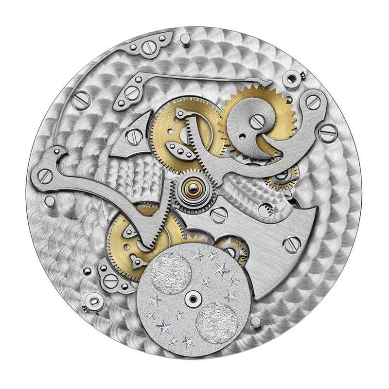 江詩(shī)丹頓月相磨砂灰4010U/000P-B545-復(fù)刻表