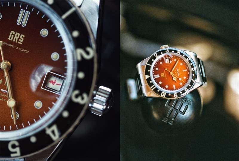 為重塑上世紀50年代的舊香港風情,GrowthRing & Supply更刻意將表面老化,使用俗稱「Tropical GrowthRing & Supply腕表企劃搭載老香港-復刻表