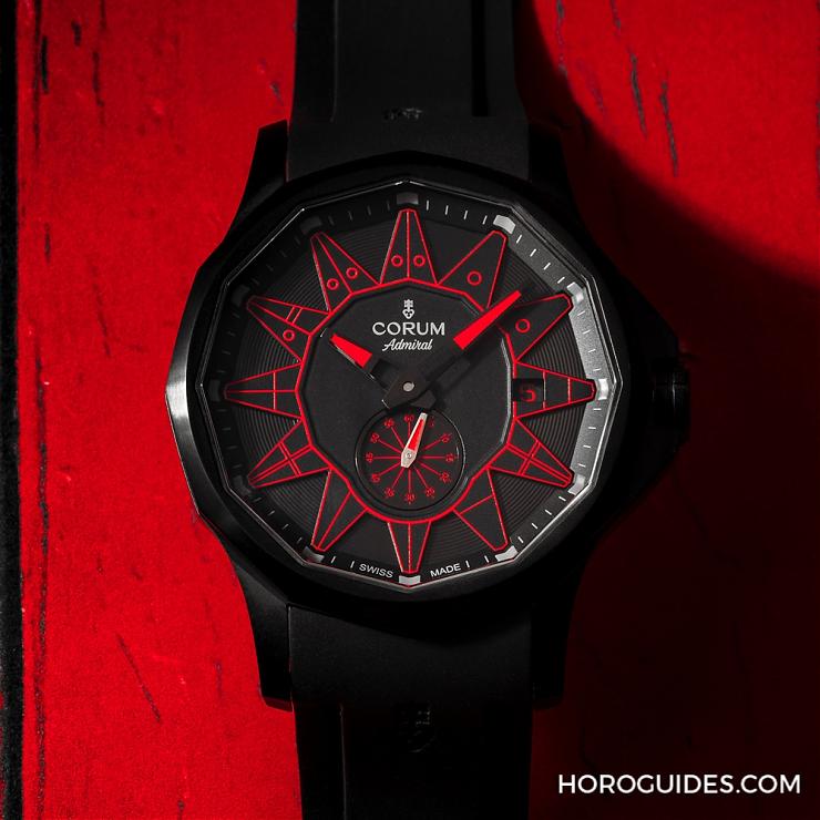 黑潮涌現，五色齊發(fā)｜Corum Admiral 42 Automatic Full Black-復刻表