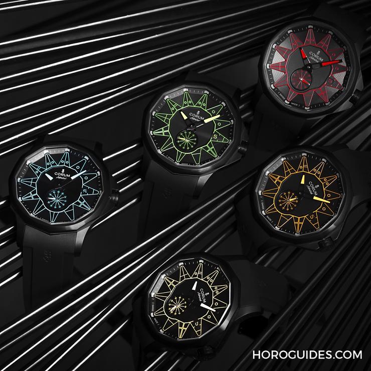 黑潮涌現，五色齊發(fā)｜Corum Admiral 42 Automatic Full Black-復刻表