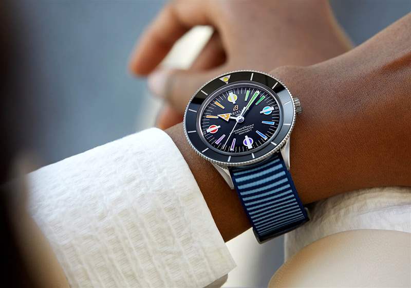 百年靈超級海洋'57 Heritage Capsule七彩系列A10370121B1A1-復刻表