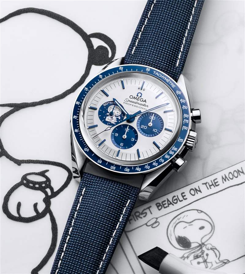 OMEGA 史諾比銀獎50周年紀念系列(OMEGA 官網) OMEGA|超霸Snoopy登月表2、3代比較相差5年但行情竟不分上下?-復刻表