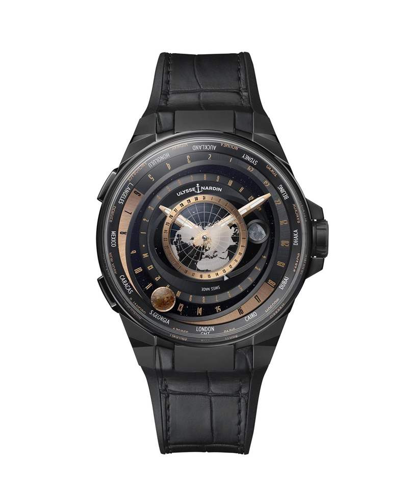 從上帝視角看天文奧秘!雅典表Blast月之狂想世界時區(qū)腕表-復(fù)刻表